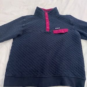 Patagonia quilted fleece size large.